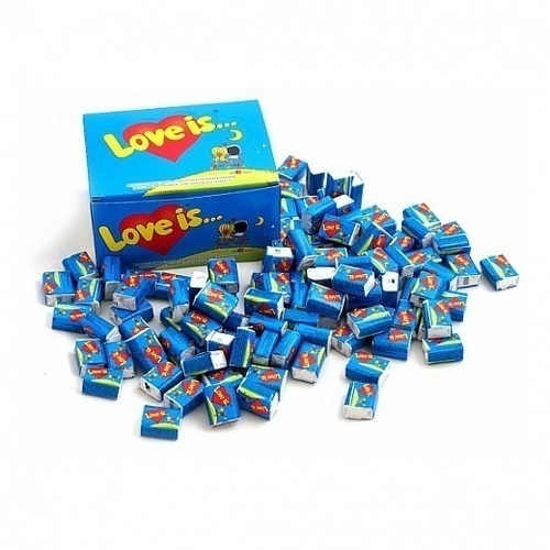 Блок жвачек Love is