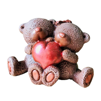 Фотография Шоколадная фигурка "Медвежата с сердечком" 