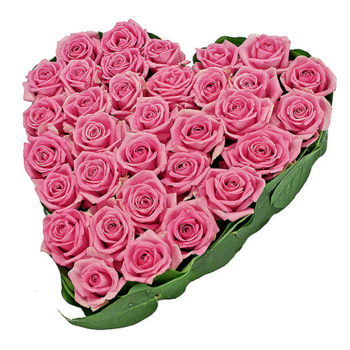 Фотография Сердце из цветов "Твой праздник" 