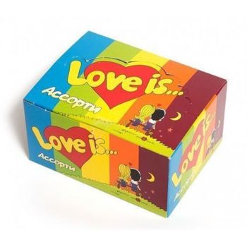 Фотография Блок жвачек Love is (ассорти) 