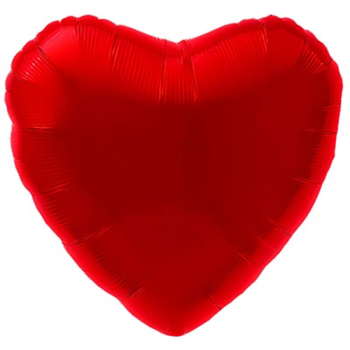 Фотография Воздушный шар в форме красного сердца 