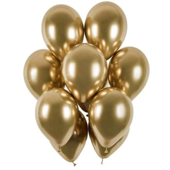 Фотография Воздушные шары Gold хром 1102-1752 - 3 шарика