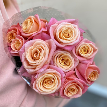 Фотография Коралловая роза "Мисс Пигги" 50 см (10 шт) 