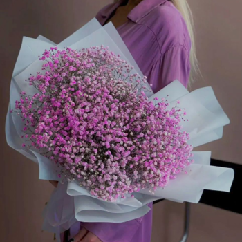 Фотография Букет из 7 розовых гипсофил "Свидание с мечтой" 