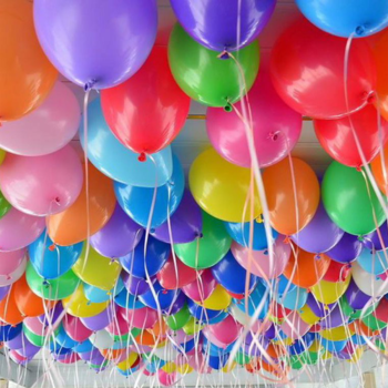 Фотография Шары под потолок "Разноцветные" - 15 шаров
