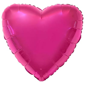 Фотография Фольгированный шар "Розовое сердце" 