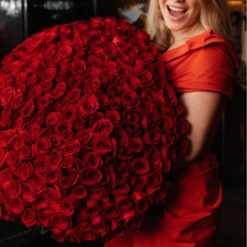 Фотография Букет из 201 красной эквадорской розы Premium 70 см. 