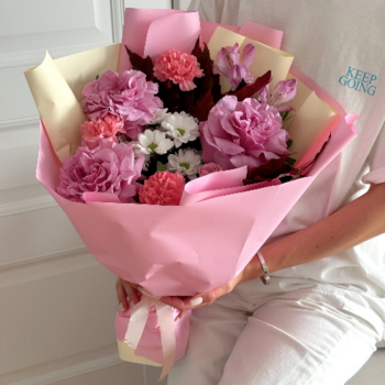 Фотография Букет "Розовый рай" 