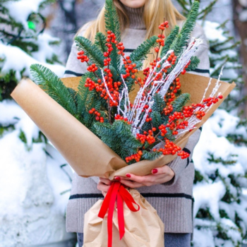 Фотография Букет "Золотое Рождество" 
