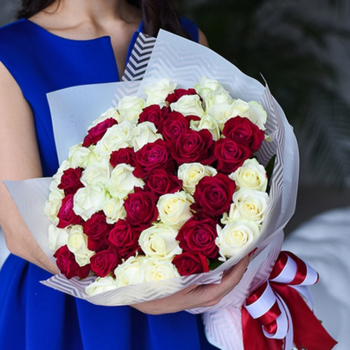 Фотография Букет из 51 розы "Любимая" 