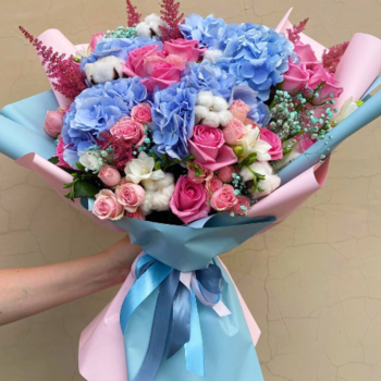 Фотография Авторский букет "Зимнее серебро" 