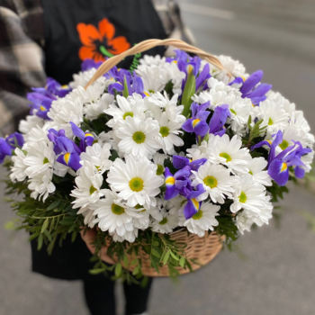 Фотография Корзина "Белое совершенство" 