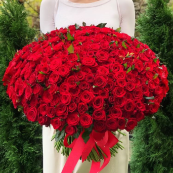 Фотография Букет из 301 красной розы 