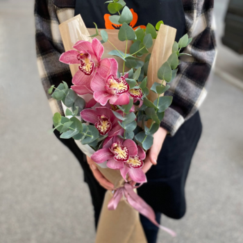 Фотография Букет "Розовая орхидея" 