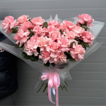 Фотография Букет французских роз «25 Roses de Paris» 