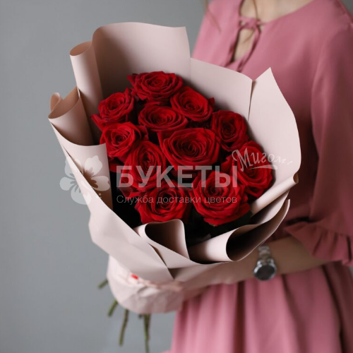 Букет из 11 красных роз "Ред Наоми"
