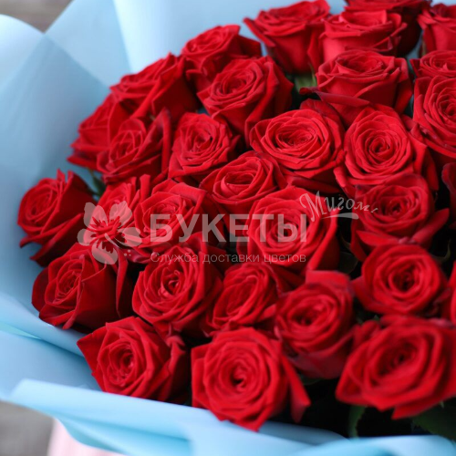Букет из 41 красной розы