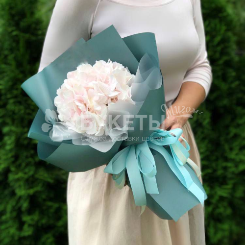 Букет "Белая гортензия"