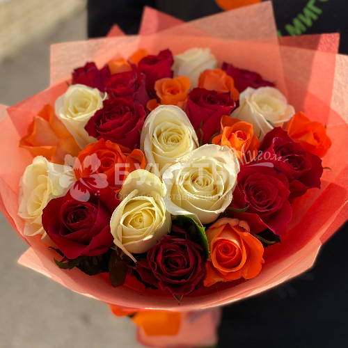 Букет из 25 роз "Самба"