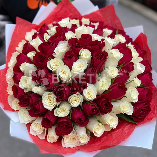 Букет 101 роза "Гипноз"