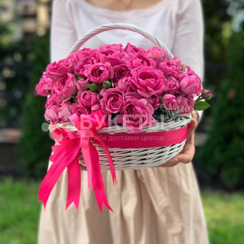 Корзина с цветами "Сияй"