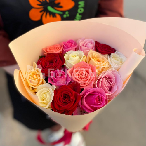 Букет из 15 роз микс