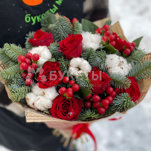 Букет "Морозные узоры"