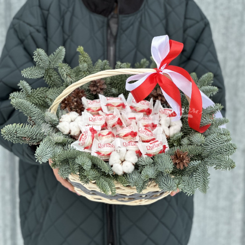 Подарочная корзина с Raffaello