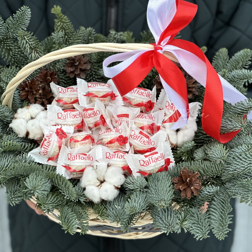 Подарочная корзина с Raffaello