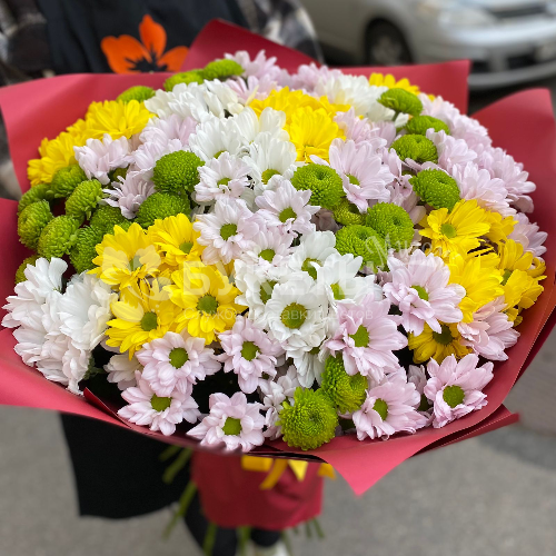 Букет хризантем "Восторг"