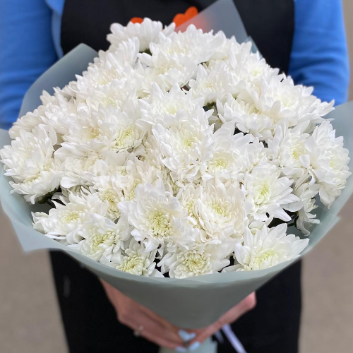 Букет из кустовых хризантем "Балтика"