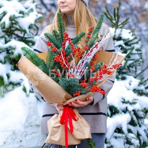 Букет "Золотое Рождество"
