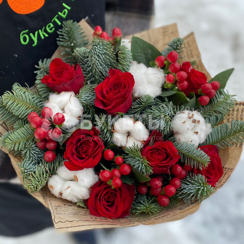 Букет "Морозные узоры"