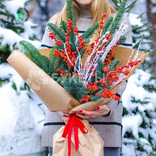 Букет "Золотое Рождество"