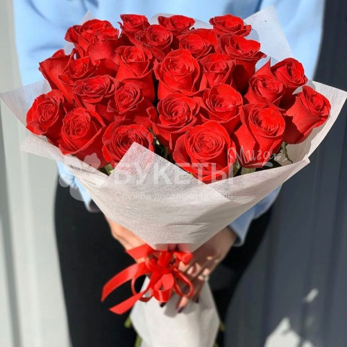 Букет из 25 красных роз Premium Freedom