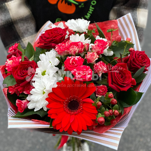 Букет "Багряный закат"