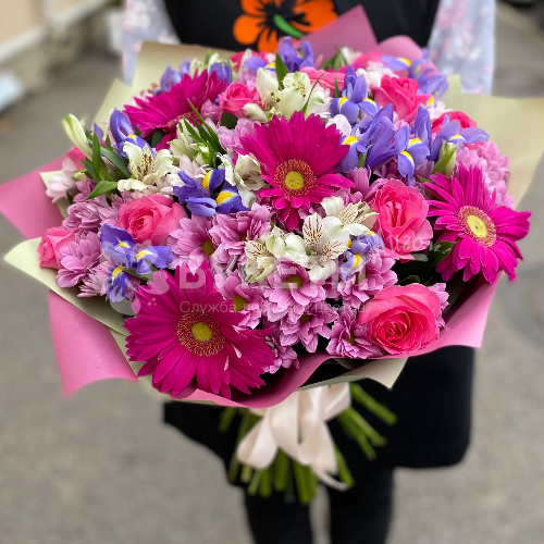 Букет "Розовые герберы"