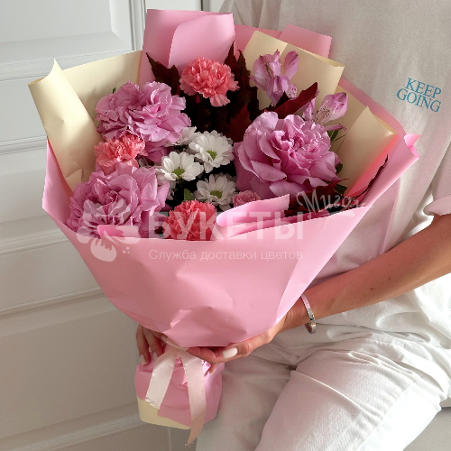 Букет "Розовый рай"