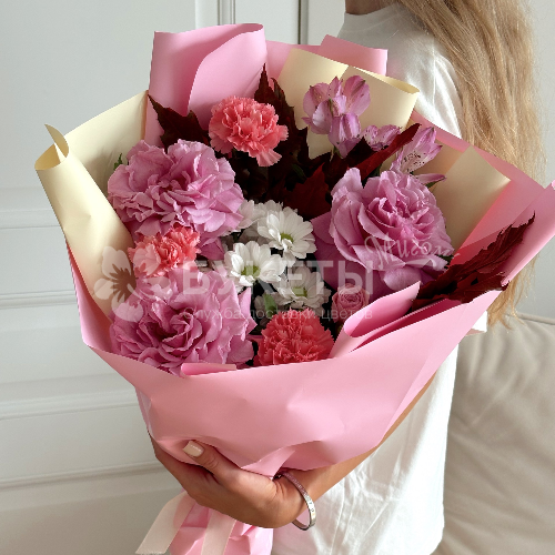 Букет "Розовый рай"