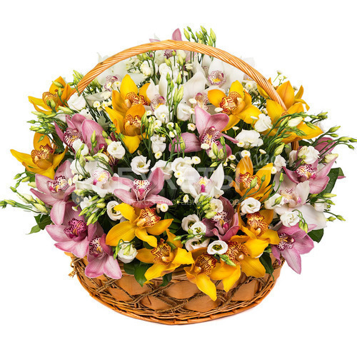 Корзина "3 орхидеи"