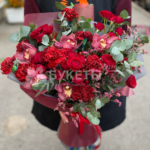Букет "Красный бархат"