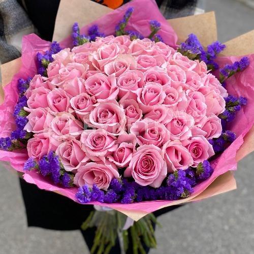 Букет 51 роза "Радость"