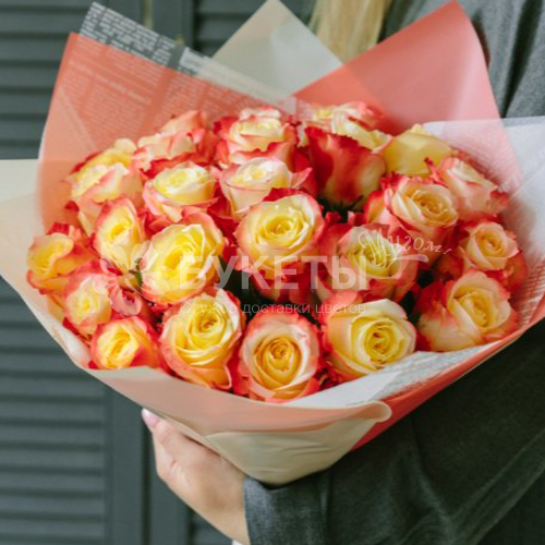 Букет из роз "Кабаре"