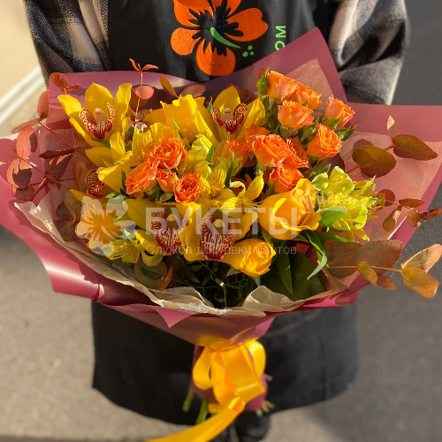 Букет "Оранжевый закат"