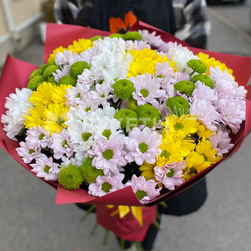 Букет хризантем "Восторг"