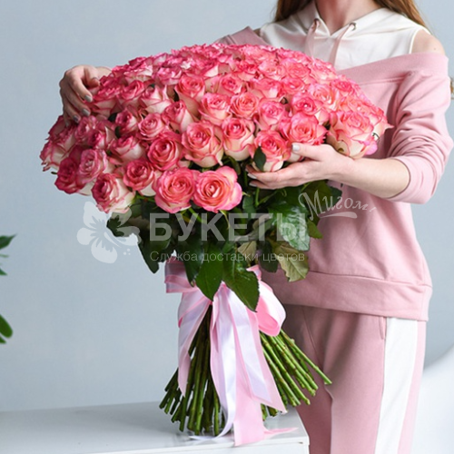 Букет из 101 розы "Джумилия"