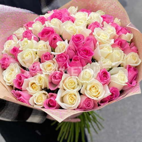 Букет из 71 розы