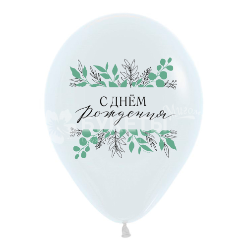 Шары "С Днем рождения"  Ботаника 612233-25